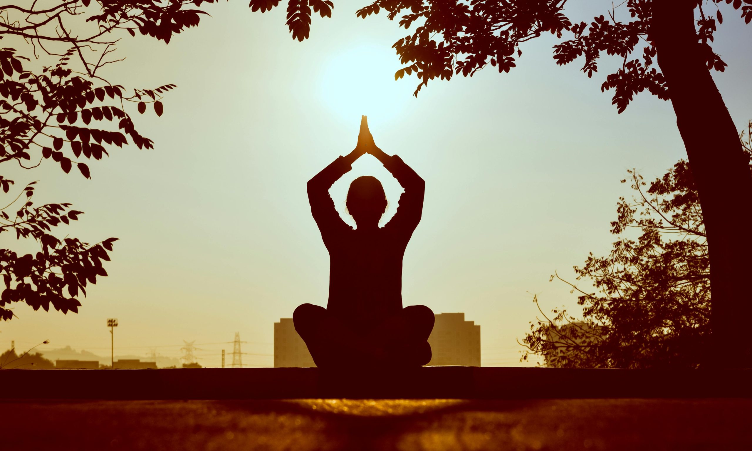 person meditating
