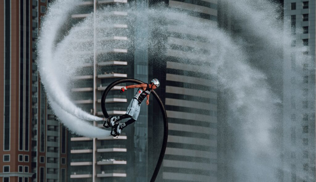 World Air Game back in 2015, Dubai Marina, UAE.